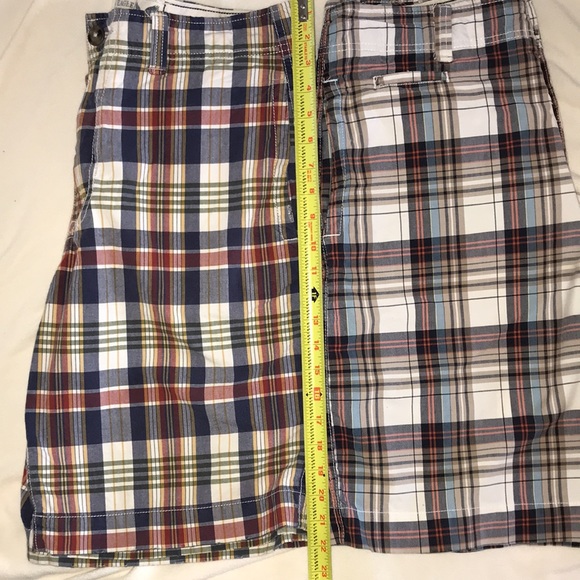 2 pairs American Eagle plaid men’s Shorts size 32 - Picture 9 of 10